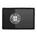 Pull Patch Portugal Flag patch sort-hvid velcro