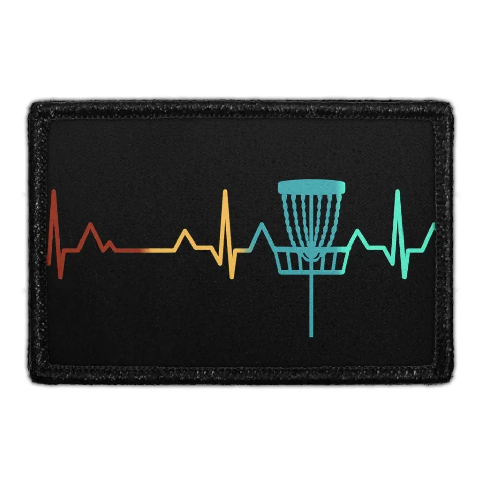 Pull Patch Heartbeat Disc Golf patch med velcro