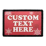 Pull Patch Christmas Custom patch rød snefnug jul