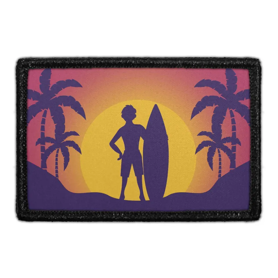 Pull Patch Surfer At Sunset Male patch 76x51 mm velcro