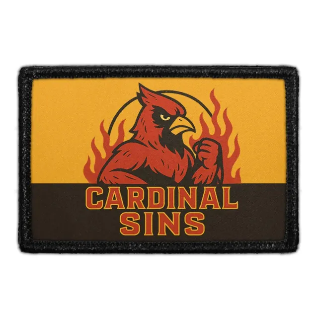 Pull Patch Cardinal Sins patch velcro stater