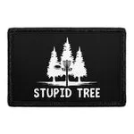 Pull Patch Stupid Tree patch med velcro 76x51 mm disc golf