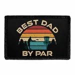 Pull Patch Best Dad By Par patch med velcro 1 stk