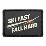 Pull Patch Ski Fast Fall Hard patch med velcro 3x2 ski