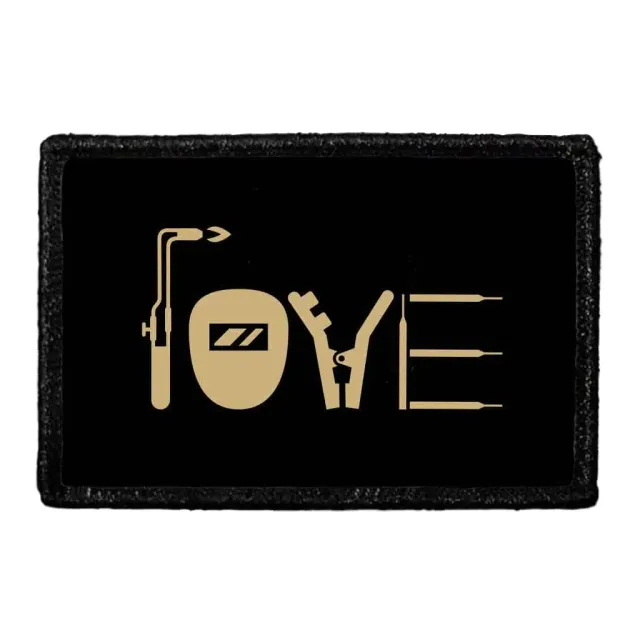 Pull Patch Love Welding patch med velcro