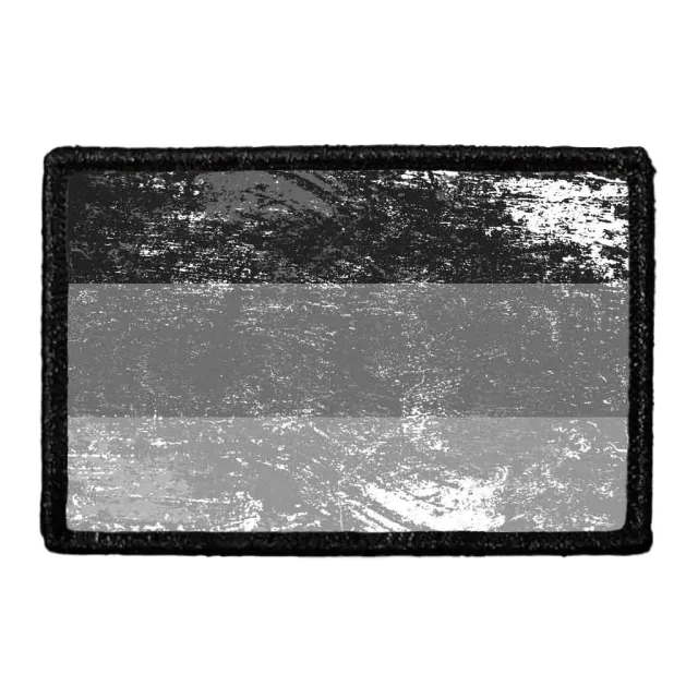 Pull Patch Germany Flag patch med velcro sort-hvid 1 stk