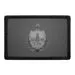Pull Patch Vermont flag patch sort-hvid 76mm