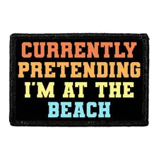 Pull Patch Pretending At The Beach velcropatch 7,6x5