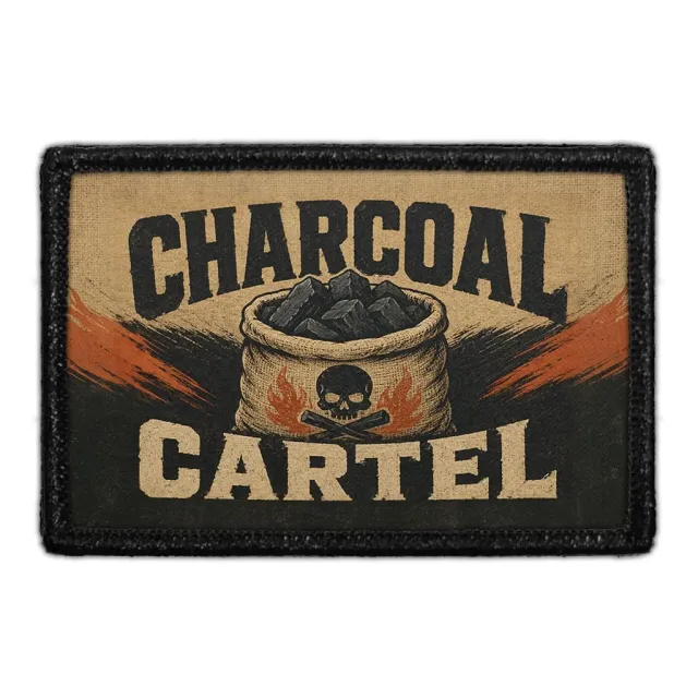 Pull Patch Charcoal Cartel patch 3x2 grill
