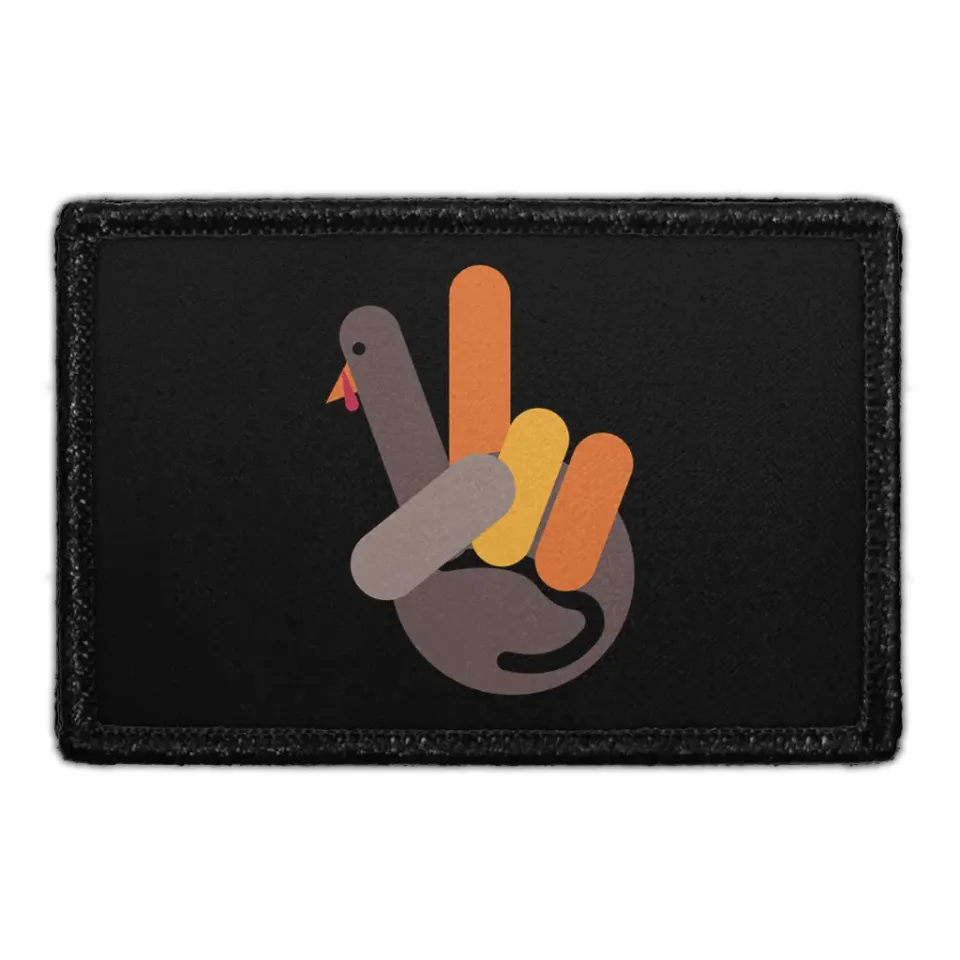 Pull Patch Peace Turkey patch med velcro