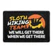 Pull Patch Sloth Hiking Team patch 7,6x5 cm