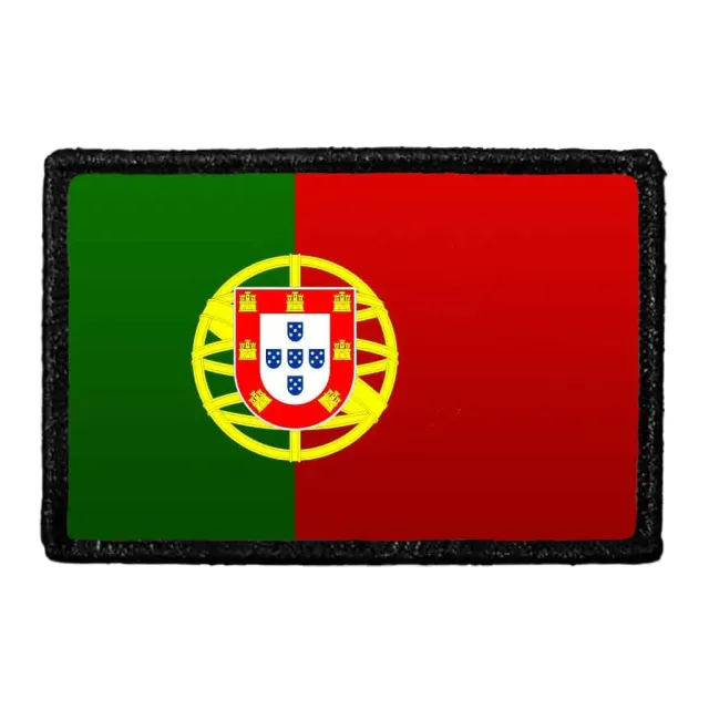 Pull Patch Portugal Flag patch farve velcro