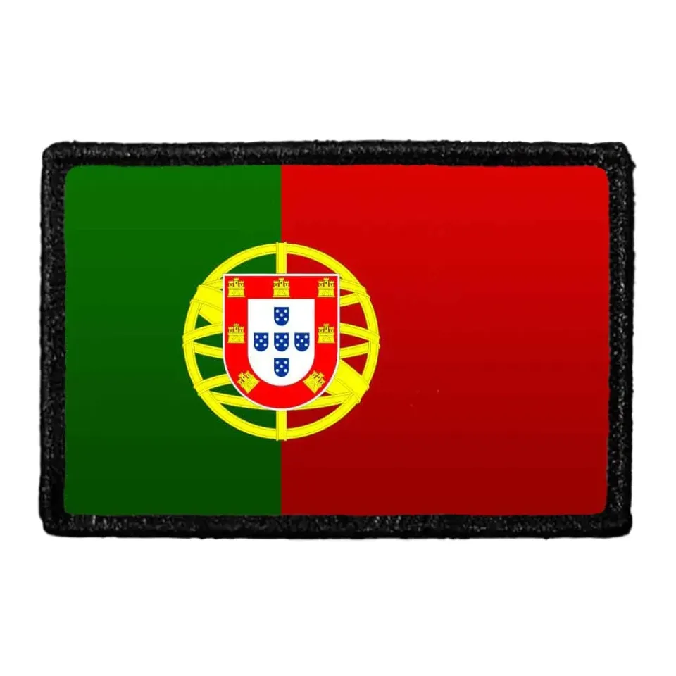 Pull Patch Portugal Flag patch farve velcro