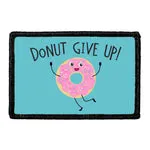 Pull Patch Donut Give Up velcro patch sjov
