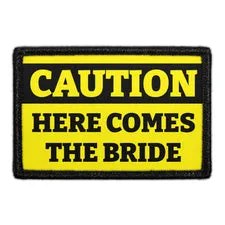 Pull Patch Here Comes The Bride velcropatch 3x2