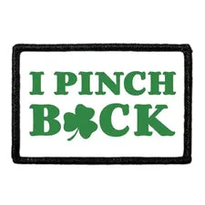 Pull Patch I Pinch Back patch hvid