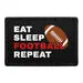 Pull Patch Eat Sleep Football Repeat patch 76x51 mm velcro