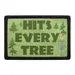 Pull Patch Disc Golf Hits Every Tree patch 3x2