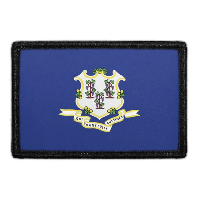 Pull Patch Connecticut State Flag patch farve velcro
