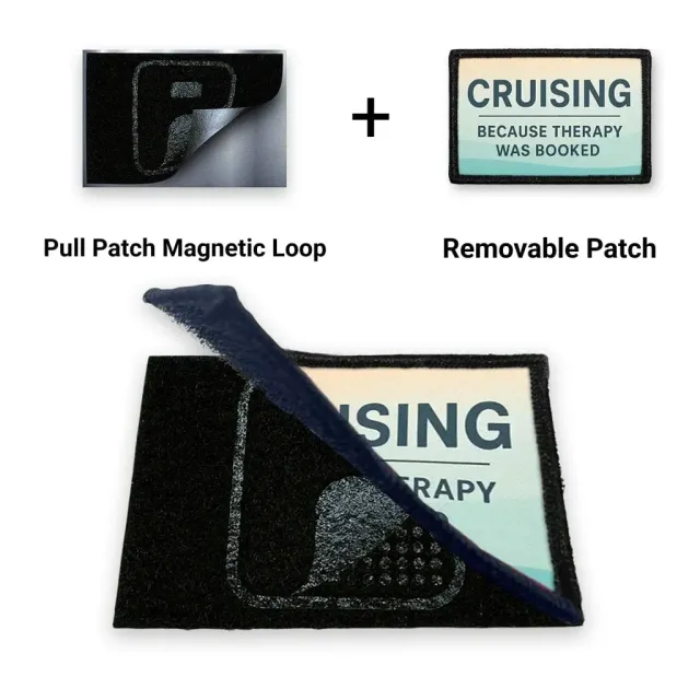 Pull Patch Cruising Therapy patch 3x2 magnet – krydstogt