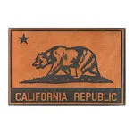 Pull Patch California State Flag patch læder