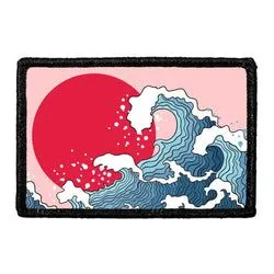 Pull Patch Ukiyo Wave patch velcro japansk bølge