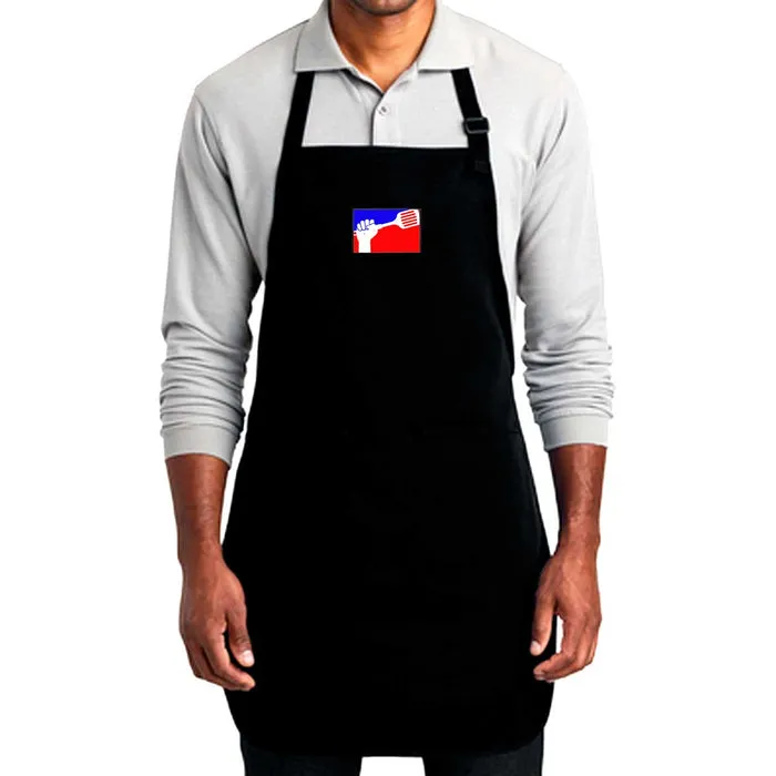 Pull Patch Premium Full Length BBQ Baking Apron forklæde sort
