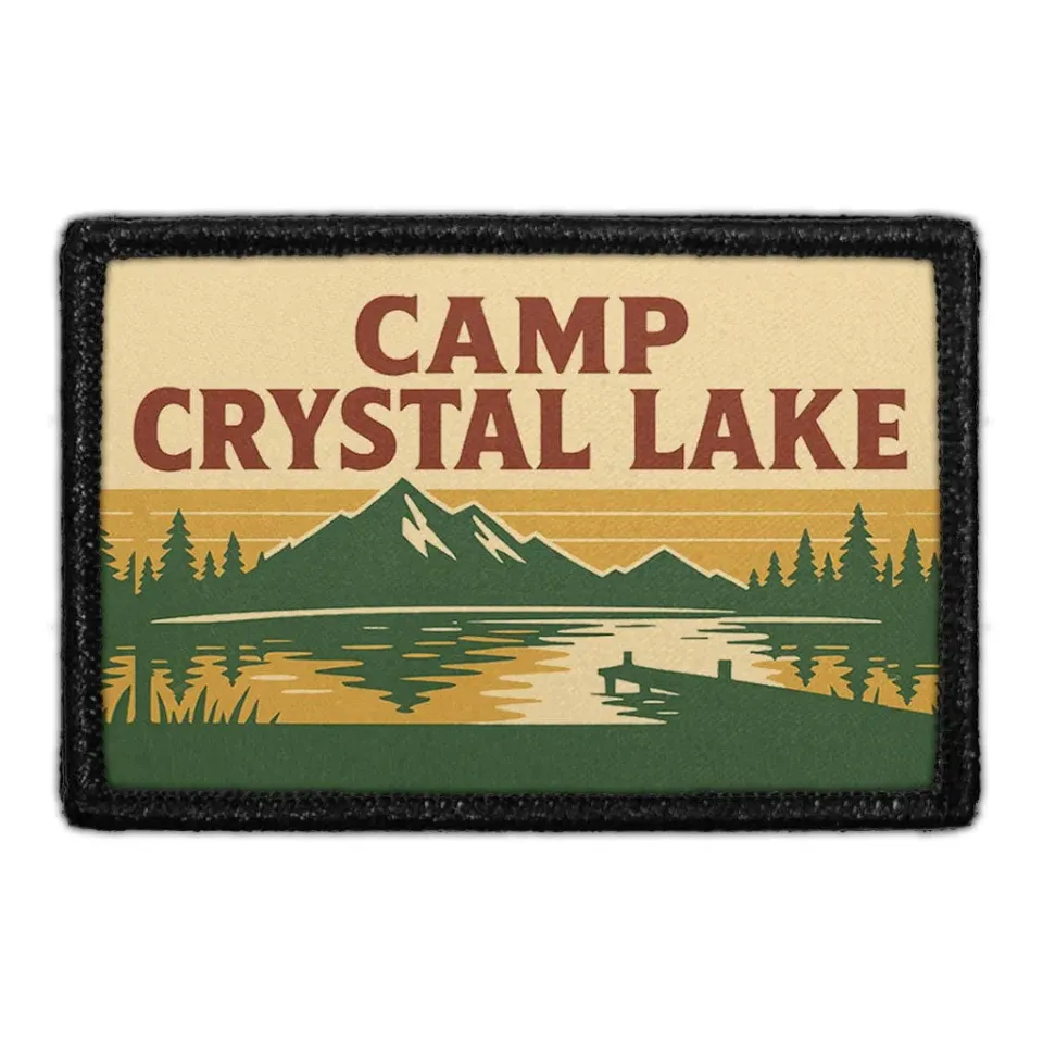 Pull Patch Camp Crystal Lake patch med velcro gyser
