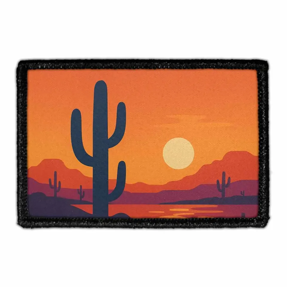 Pull Patch Cactus Hour patch 3x2 velcro