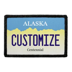 Pull Patch Montana nummerplade patch custom 3x2 polyester