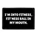 Pull Patch Into Fitness Ball patch med velcro