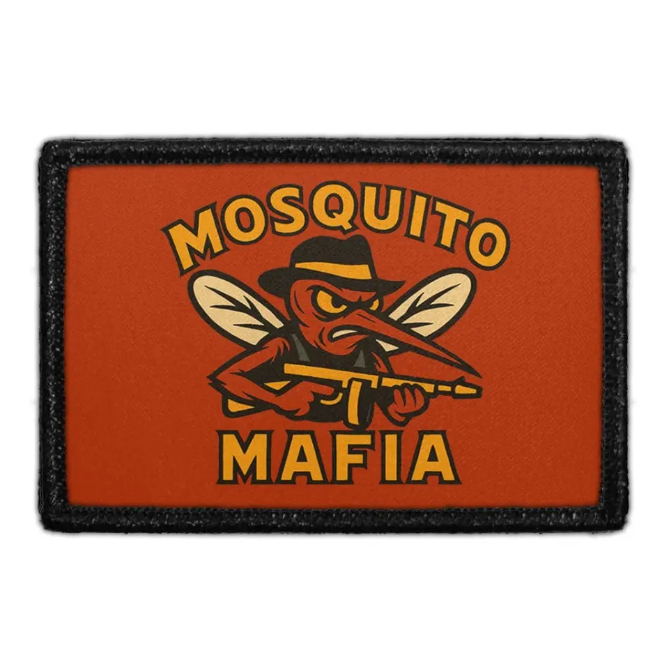 Pull Patch Mosquito Mafia patch med velcro