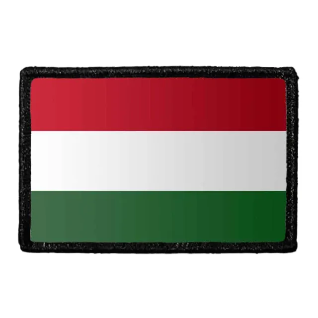 Pull Patch Hungary Flag patch farvet ungarsk flag