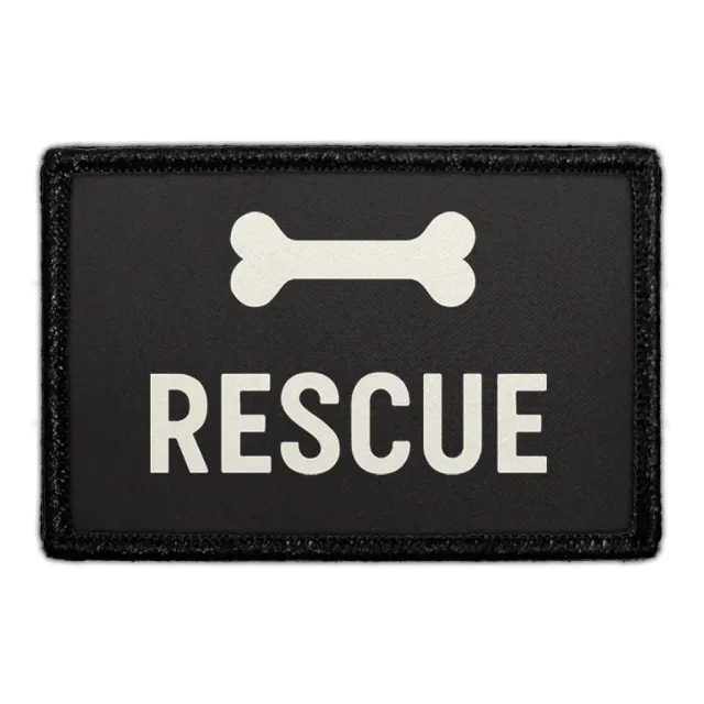 Pull Patch Rescue Badge patch med velcro hund