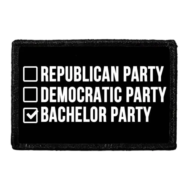 Pull Patch Bachelor Party patch 76x51 mm polterabend