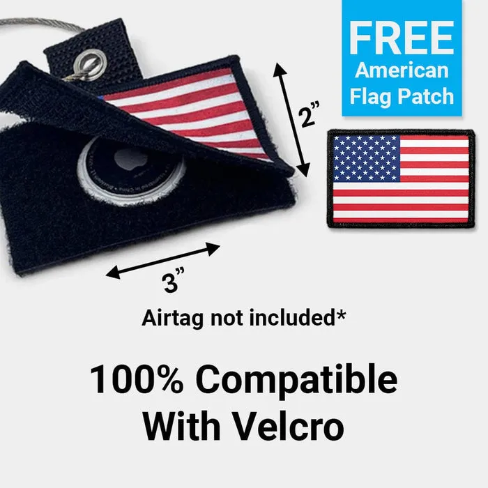 Pull Patch Tagtrac Vertical tag med AirTag-lomme