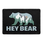 Pull Patch Hey Bear patch velcro 76x51 mm