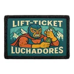 Pull Patch Lift-Ticket Luchadores patch 3x2 velcro