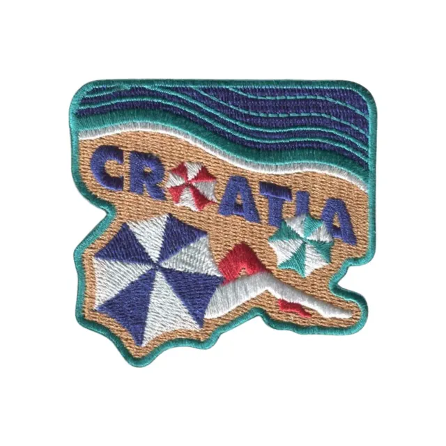 Vagabond Heart Croatia strygemærke broderet