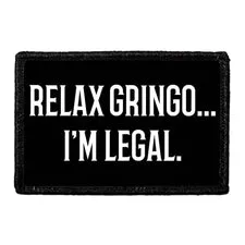 Pull Patch Relax Gringo I'm Legal patch 1 stk med velcro