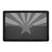 Pull Patch Arizona State Flag Black White patch velcro