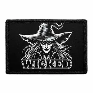 Pull Patch Wicked Witch patch med velcro halloween