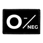 Pull Patch O-Negativ blodtype patch 7,6x5 cm