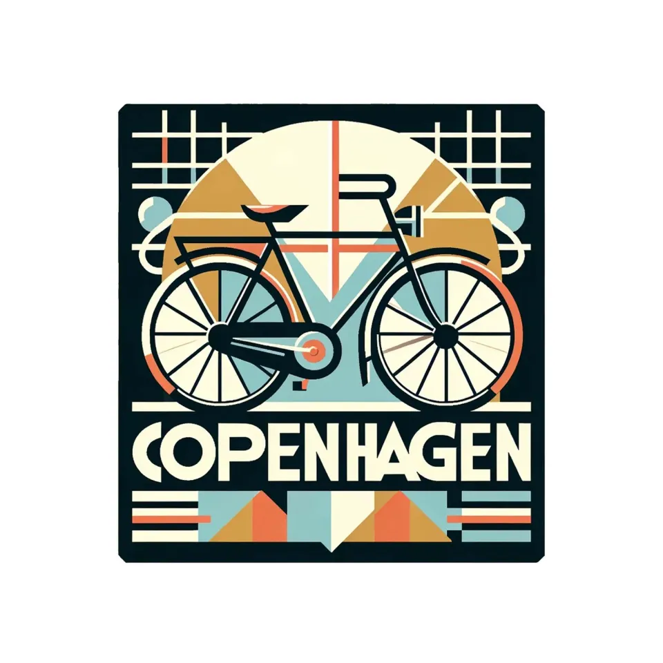 Vagabond Heart Copenhagen klistermærke vinyl 64x60