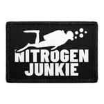 Pull Patch Nitrogen Junkie patch med velcro scuba