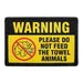 Pull Patch Towel Animals patch 3x2 velcro rejse