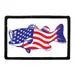 Pull Patch US Flag Bass patch 76x51 mm velcro