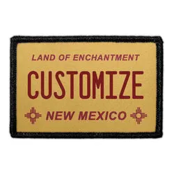 Pull Patch New Hampshire nummerplade patch med egen tekst