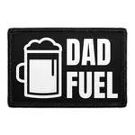 Pull Patch Dad Fuel patch med velcro 7,6 x 5 cm