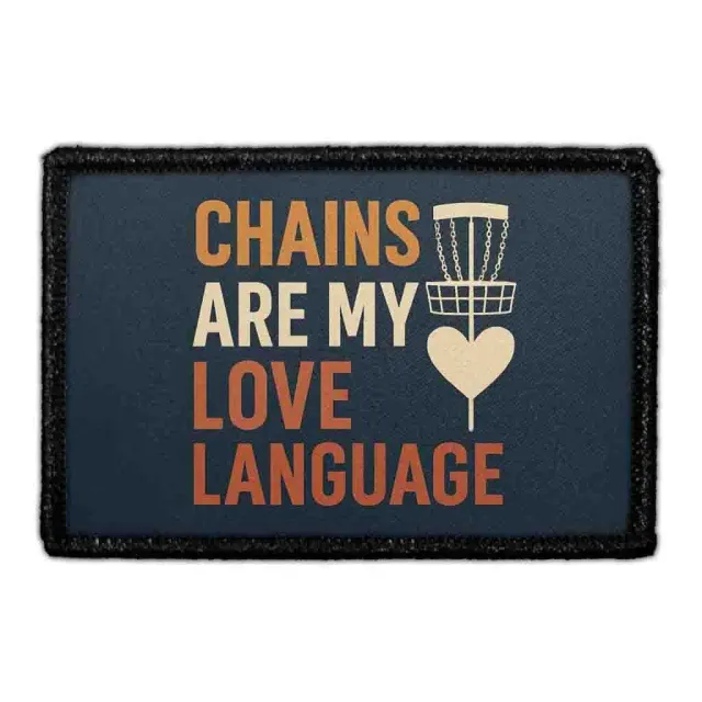 Pull Patch Chains Love Language patch med velcro